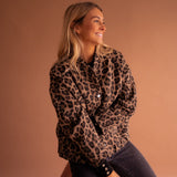 Luna | Fashion Jacket with Leopard Print