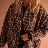 Luna | Fashion Jacket with Leopard Print