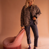 Luna | Fashion Jacket with Leopard Print
