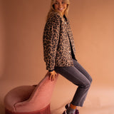 Luna | Fashion Jacket with Leopard Print